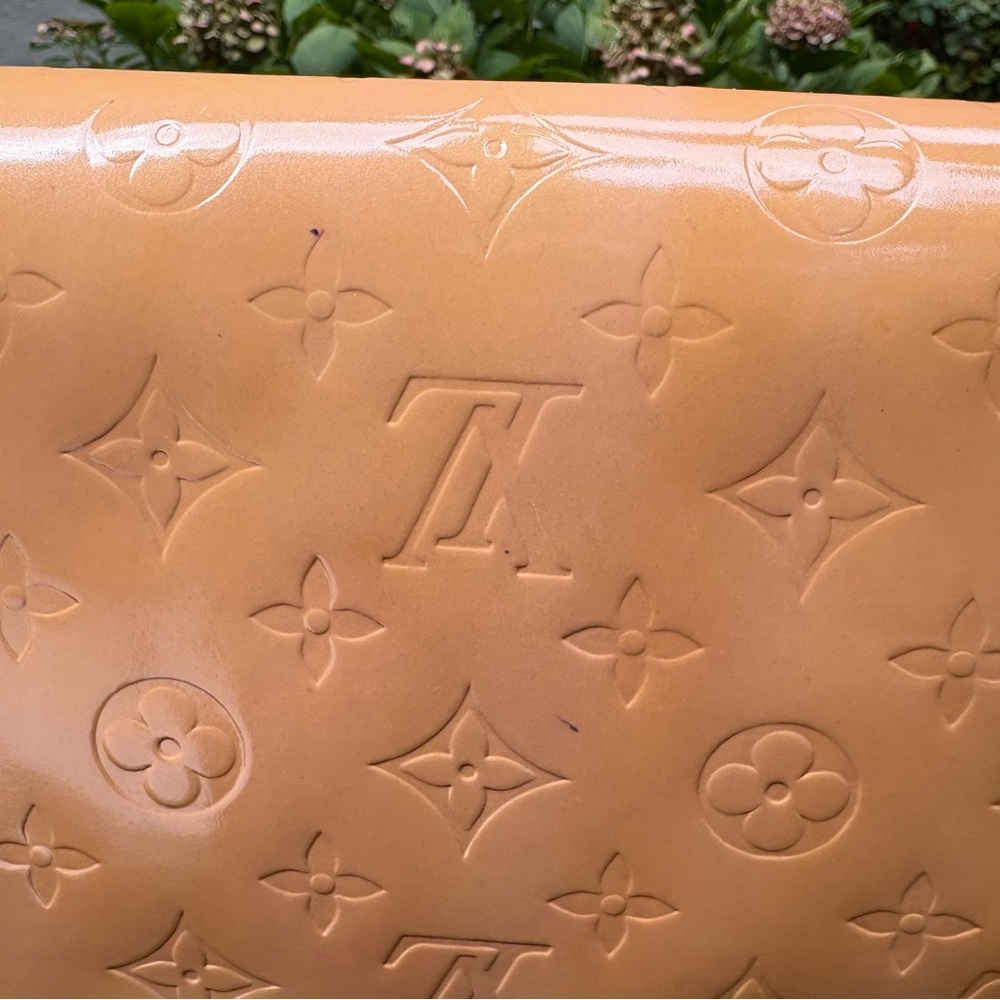Louis Vuitton Creamsicle & Pink Thompson Street Vernis Leather Monogram Bag EUC - Picture 6 of 17